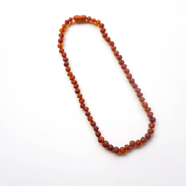 COGNAC Raw Baltic Amber Necklace