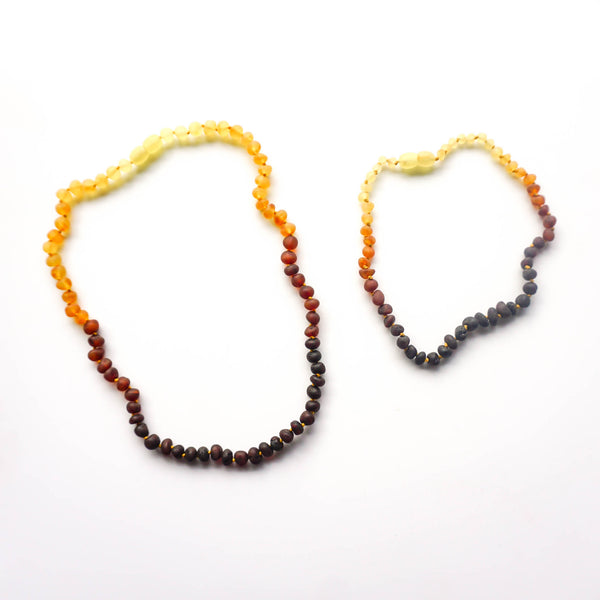 OMBRE Raw Baltic Amber Necklace