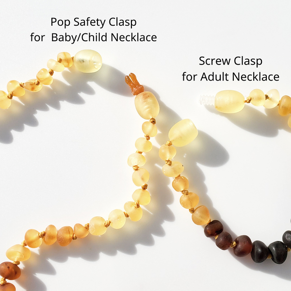 COGNAC Raw Baltic Amber Necklace